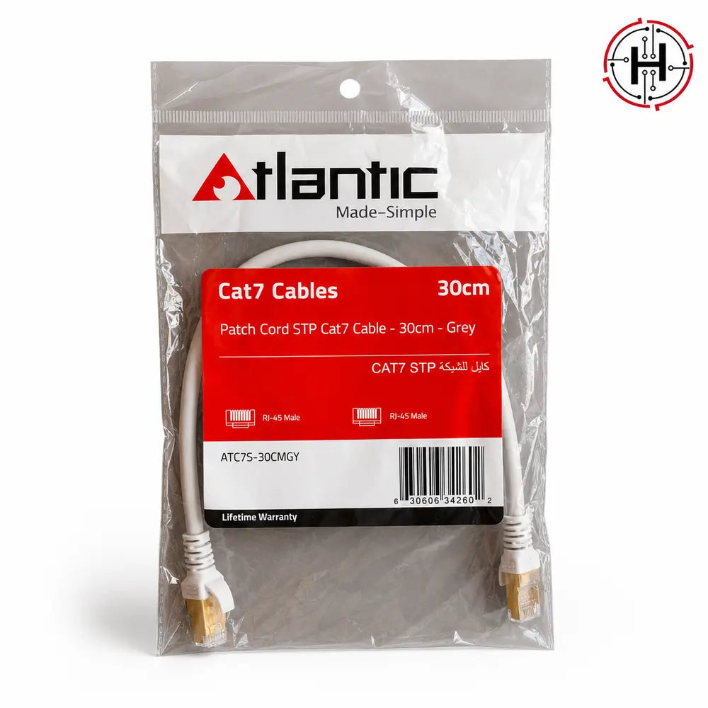 Atlantic Cat7 STP RJ45 Ethernet Patch Cable