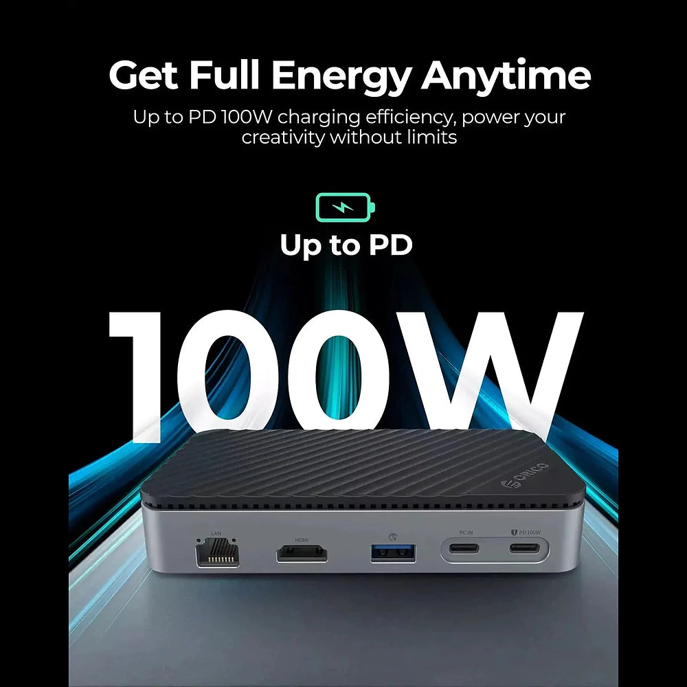 ORICO DPM2P9 10-in-1 Docking Station with M.2 SSD Enclosure