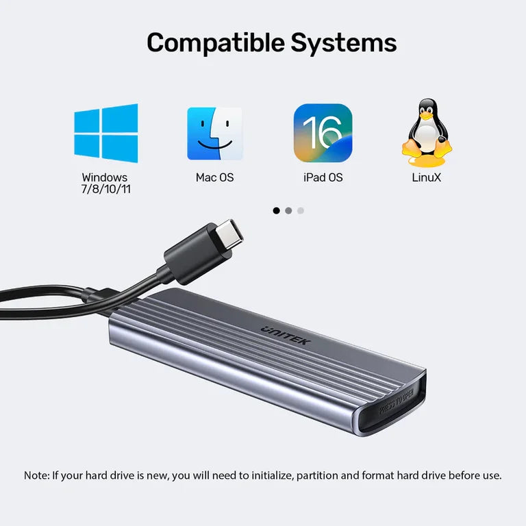 Unitek S1241B01 M.2 NVMe Enclosure