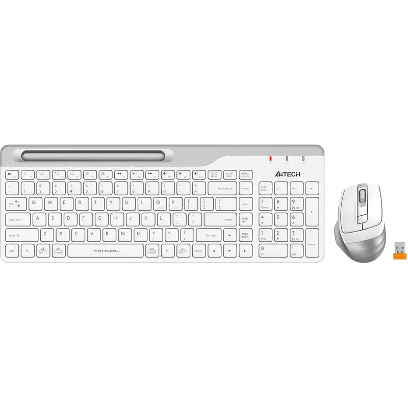 A4Tech FB2535C Wireless + Bluetooth Mouse & Keyboard with Cradle