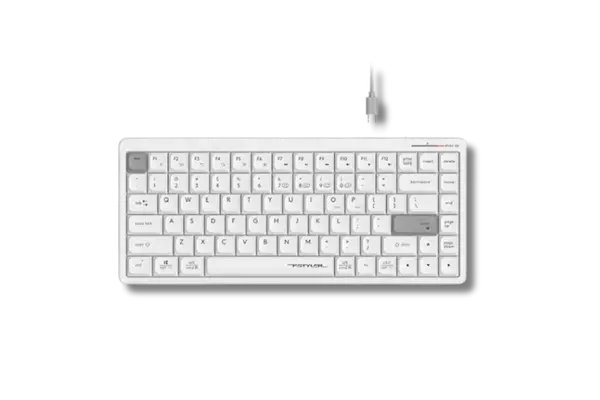 A4Tech FBX53C Wireless Keyboard Bluetooth Multi-Pairing with Quiet Keys and Scissor Switch