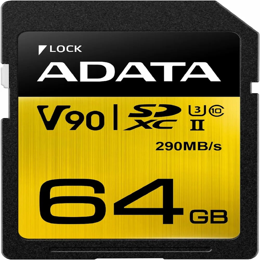 ADATA Premier ONE SDXC UHS-II U3 V90 Memory Card