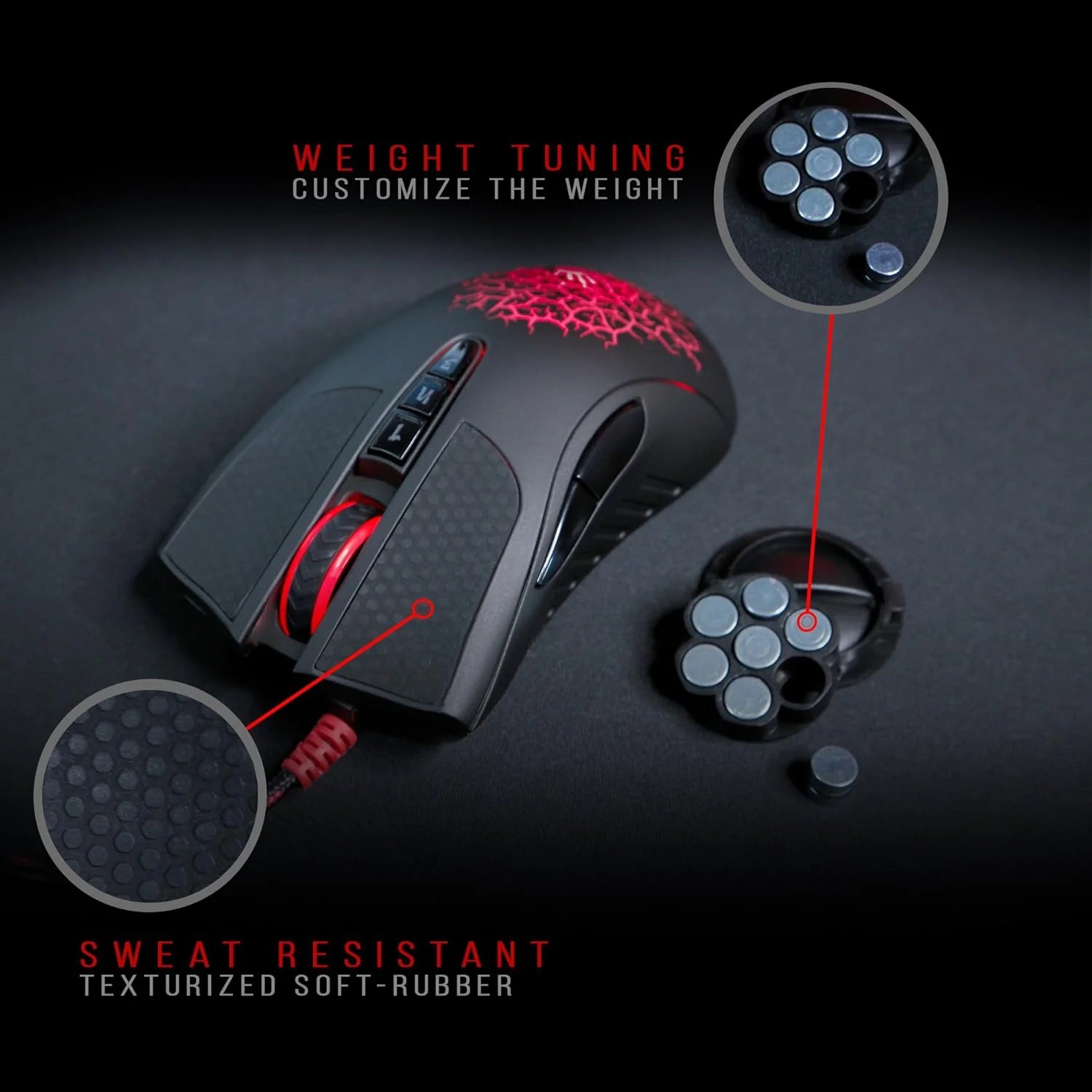 Bloody A90 Light Strike USB Wired Gaming Mouse