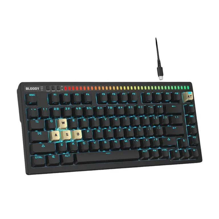 Bloody AT75 Alpha Optical Switch Wired Gaming Keyboard 75%