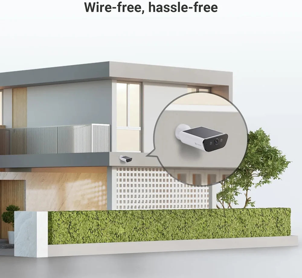 EZVIZ CB5 4K 8MP Solar-Powered Wi-Fi 6 Outdoor Security Camera