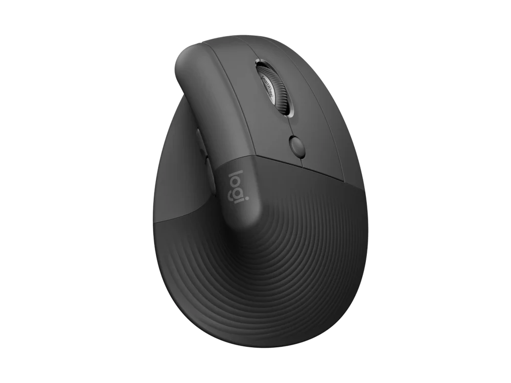 Logitech Lift Vertical Ergonomic Wireless + Bluetooth Mouse