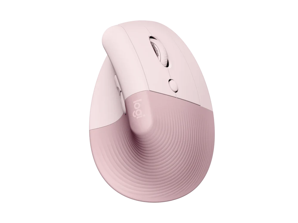 Logitech Lift Vertical Ergonomic Wireless + Bluetooth Mouse