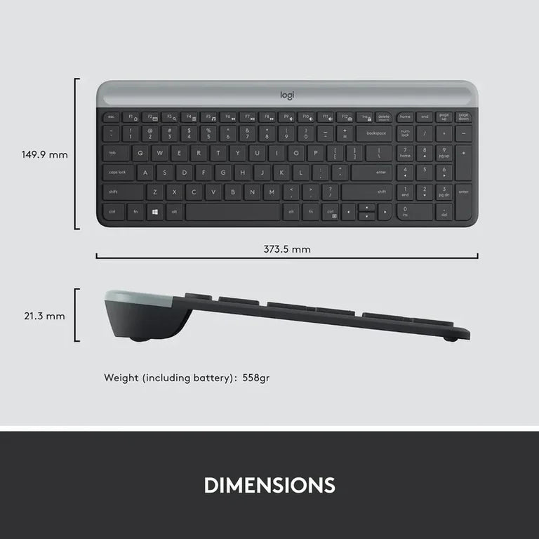 Logitech MK470 Slim Combo wireless keyboard and mouse