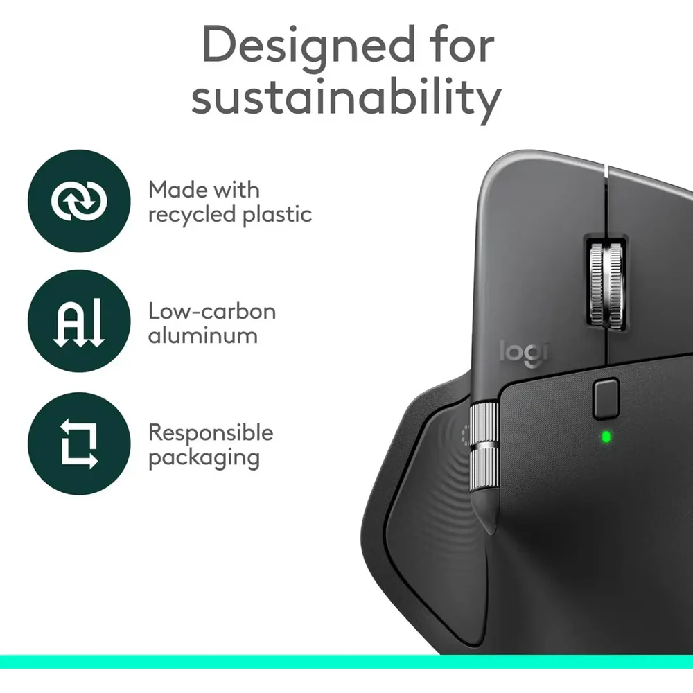 Logitech MX Master 4 for Business Wireless and Bluetooth Mouse Rechargeable