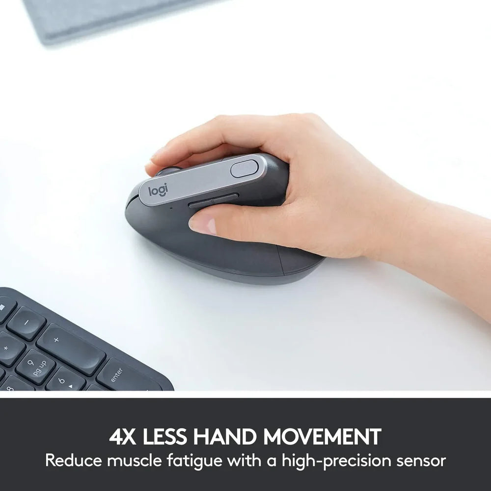 Logitech MX Vertical Ergonomic Wireless Mouse Rechargeable