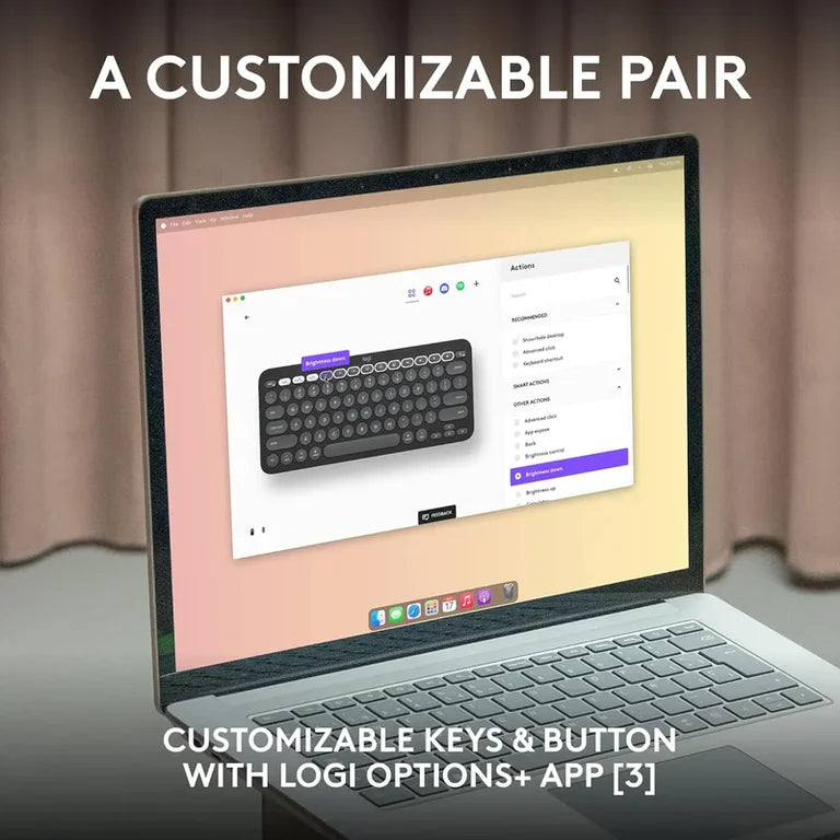 Logitech Pebble 2 Combo Wireless and Bluetooth Mouse and Keyboard