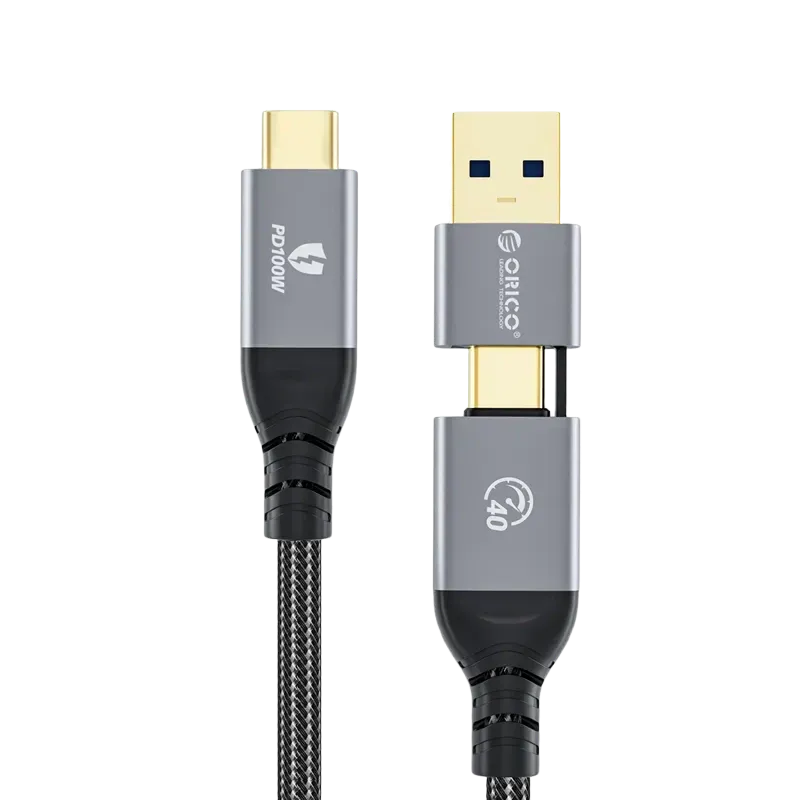 ORICO ACC40-15 USB-C 2-in-1 40Gbps Data Cable