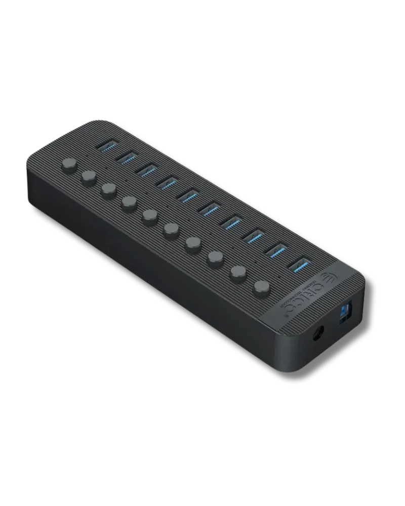 ORICO CT2U3-10AB 10-Port USB 3.0 Hub with Individual Switches