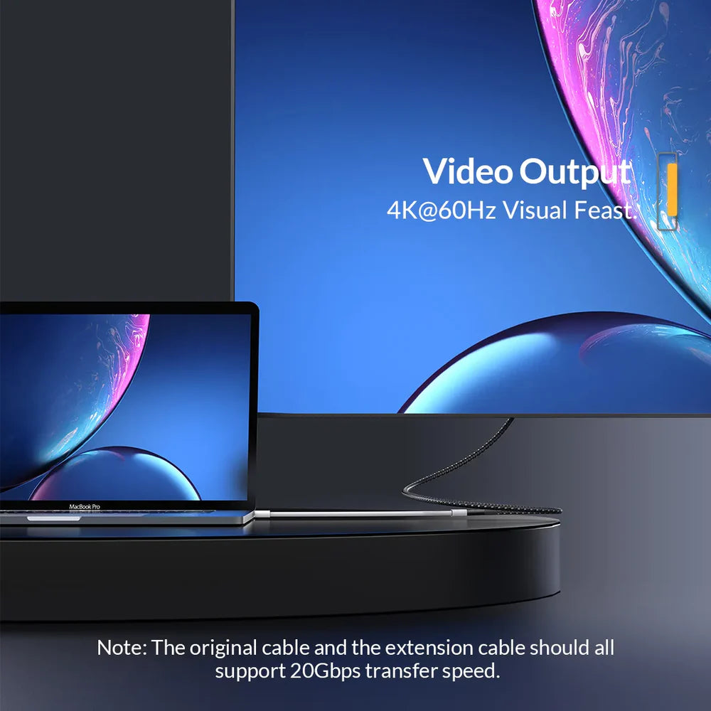 ORICO CY32-10 USB-C 3.2 Gen2x2 20Gbps Extension Data Cable