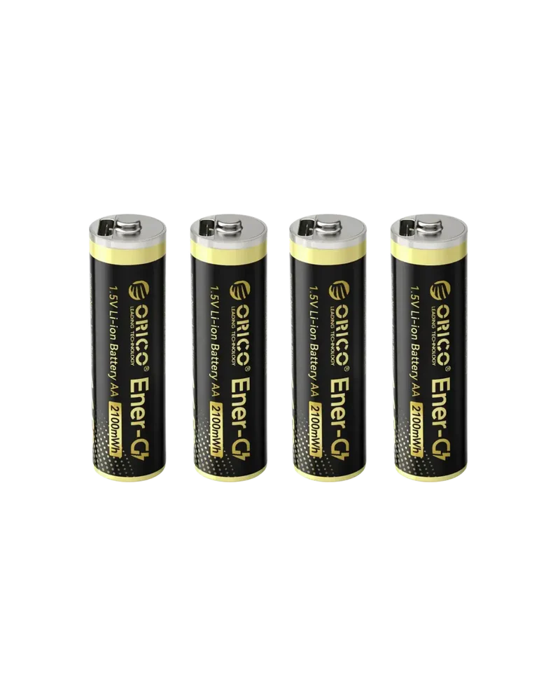 ORICO EG5C Ener-G 1.5V Li-ion AA Rechargeable Batteries 4-Pack