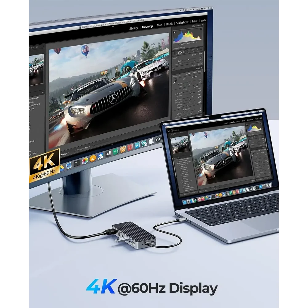 ORICO OM28PR-G2 8-in-1 USB-C Docking Station with M.2 NVMe/SATA Enclosure