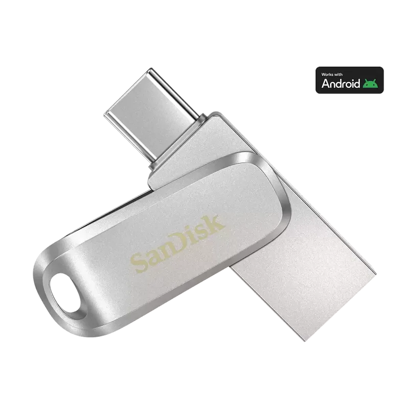 SanDisk Ultra Dual Drive Luxe USB Type-C + Type-A Flash Drive