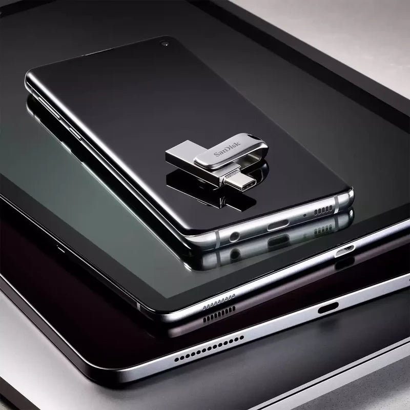SanDisk Ultra Dual Drive Luxe USB Type-C + Type-A Flash Drive