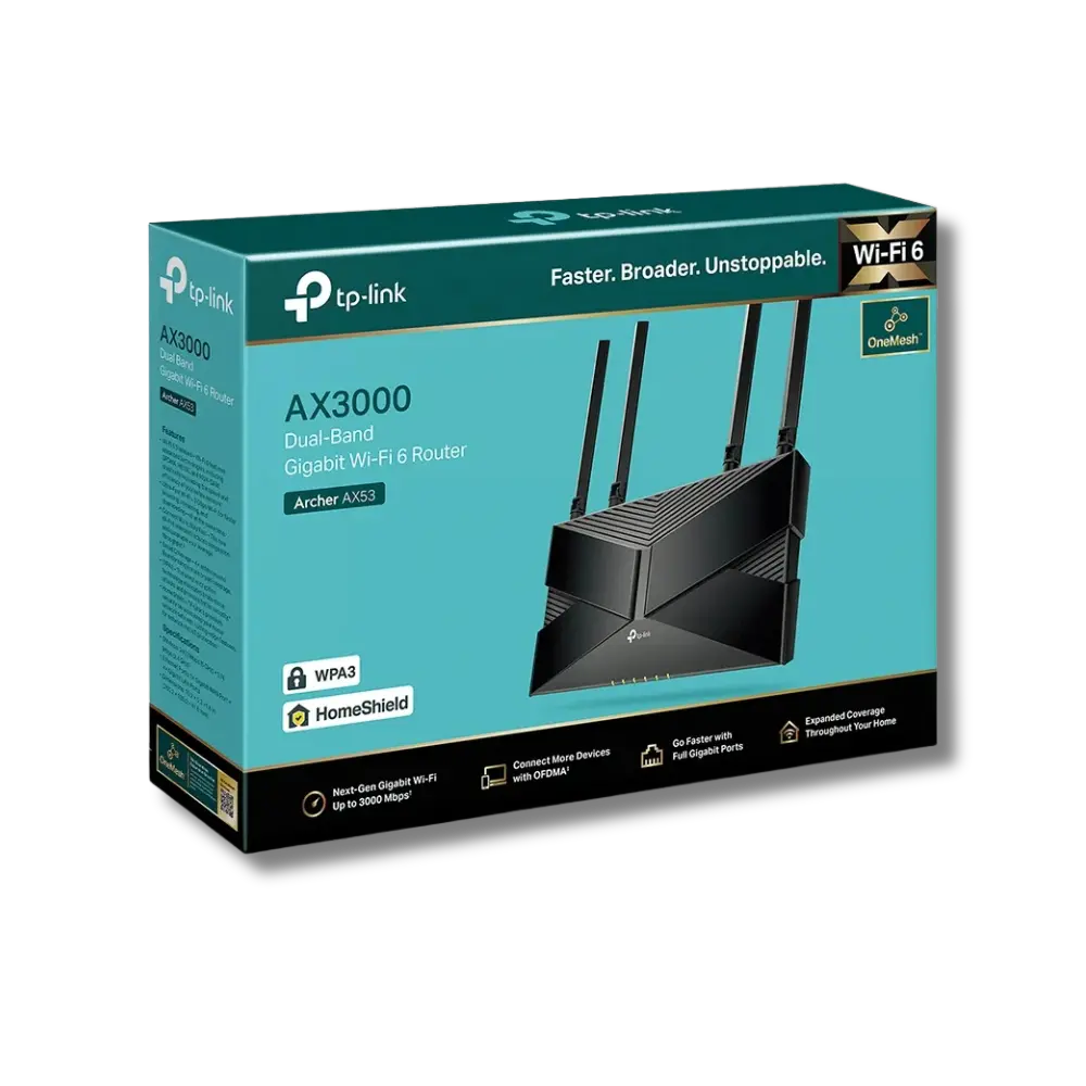 TP-Link Archer AX53 AX3000 Dual-Band Gigabit Wi-Fi 6 Router