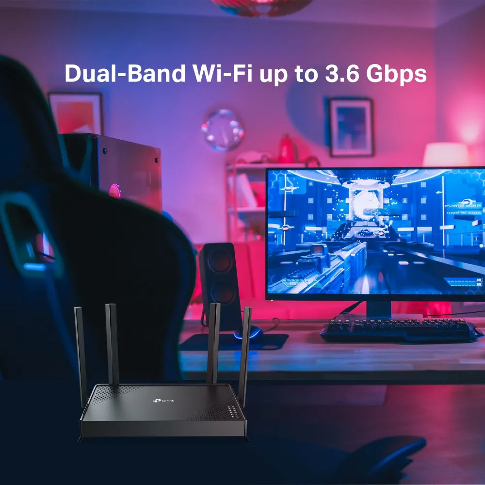 TP-Link Archer BE220 BE3600 Dual-Band Wi-Fi 7 Router
