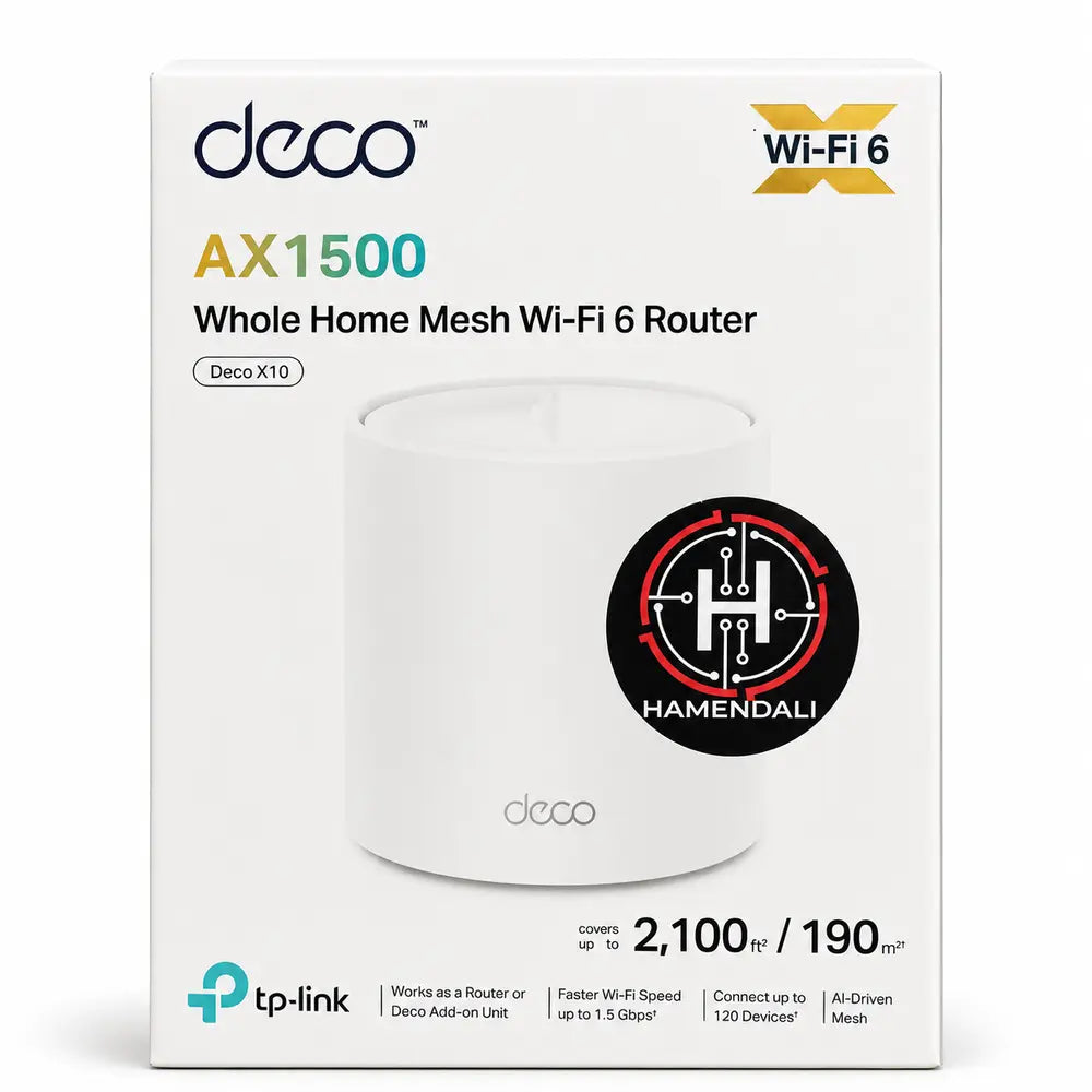 TP-Link Deco X10 AX1500 Whole Home Mesh Wi-Fi 6 (1 Pack)