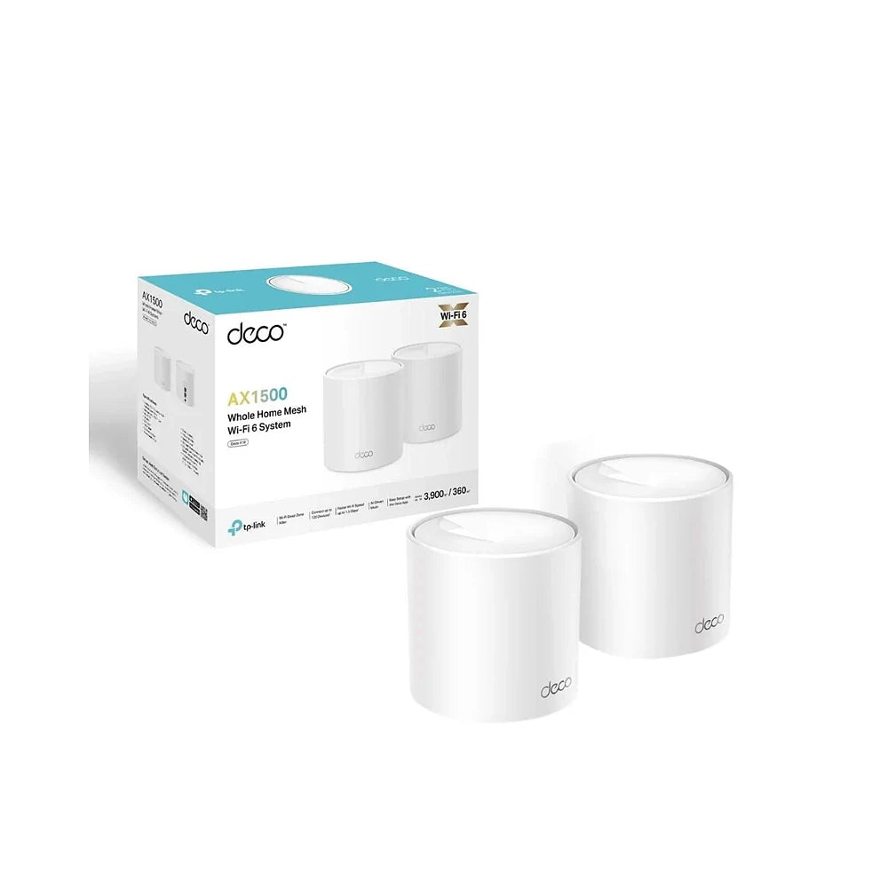 TP-Link Deco X10 AX1500 (2 Pack) Whole Home Mesh Wi-Fi 6