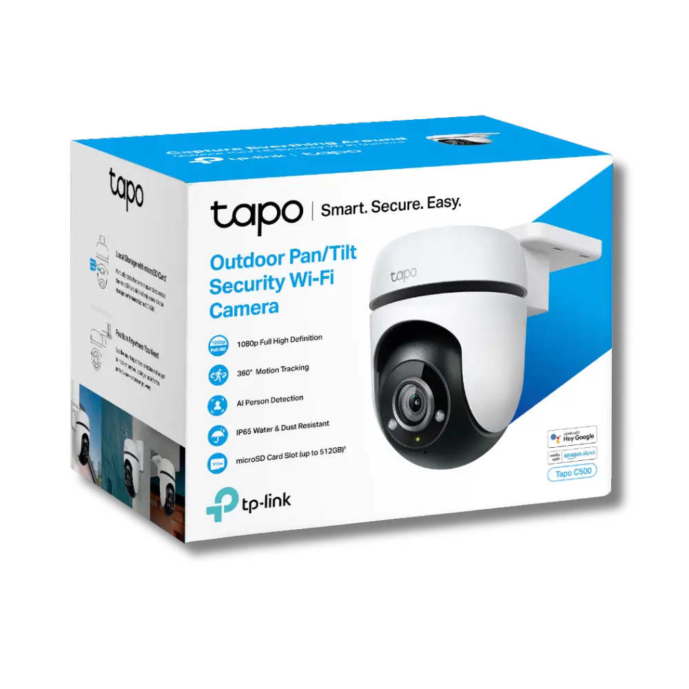 TP Link Tapo C500 Outdoor Pan Tilt Security WiFi Camera