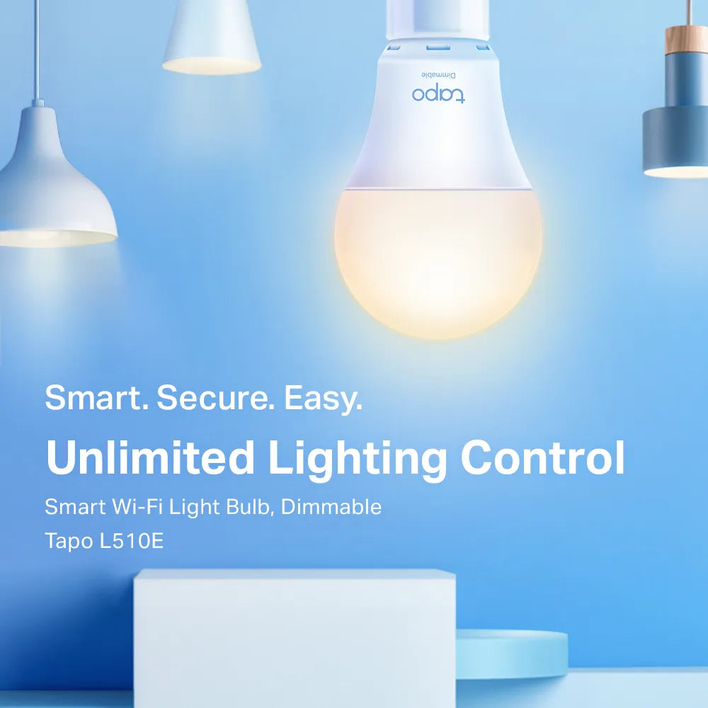 TP-Link Tapo L510E Smart Wi-Fi Light Bulb Dimmable