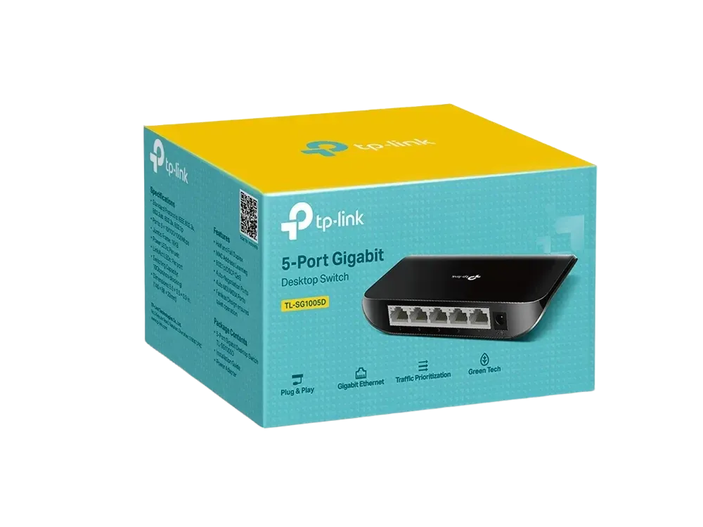 TP-Link TL-SG1005D 5-Port Gigabit Desktop Switch