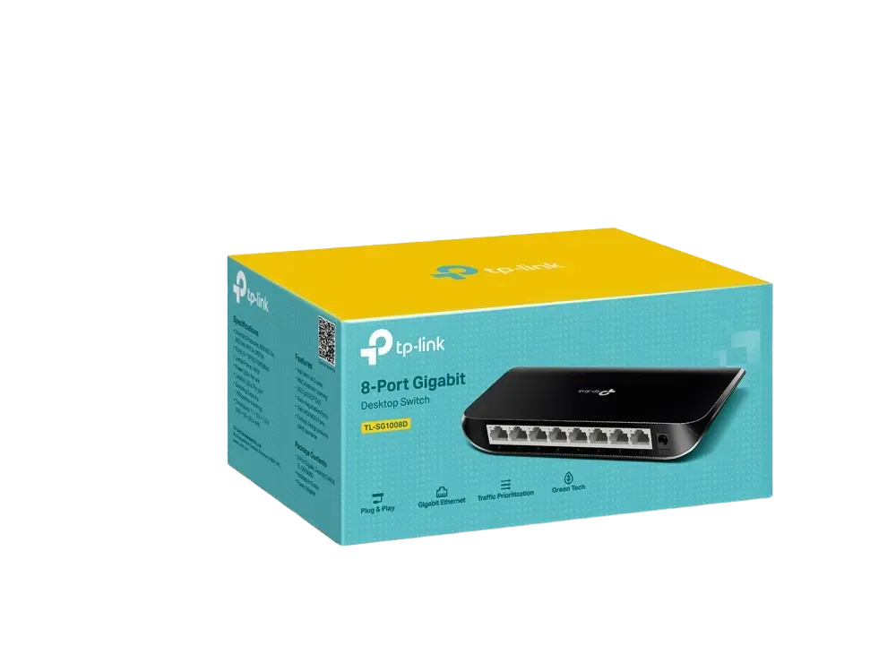 TP-Link TL-SG1008D 8-Port Gigabit Desktop Switch