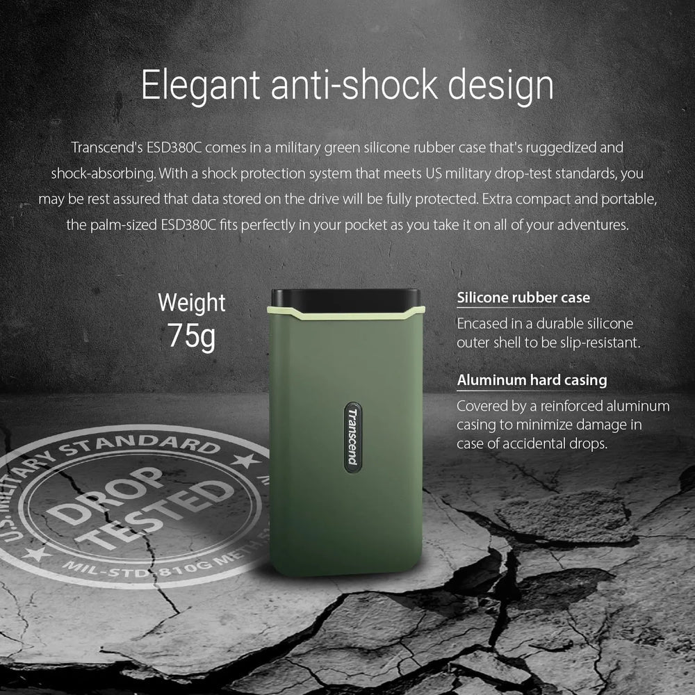 Transcend ESD380C 2000MB/s Portable SSD