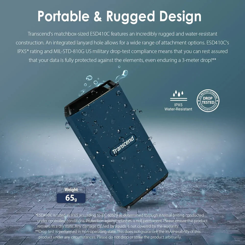 Transcend ESD410C 2000MBs Portable SSD