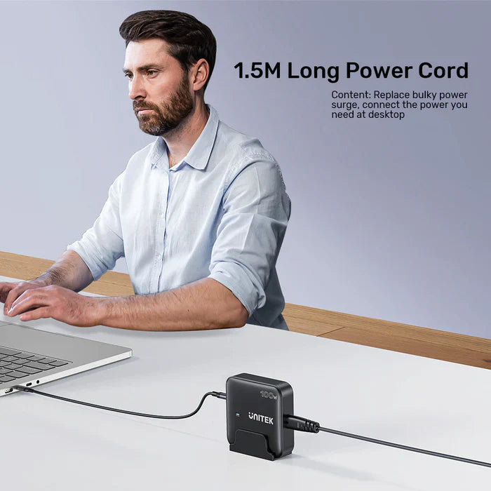 UNITEK 100W GaN Desktop Charger 4-Port Fast Charging Station
