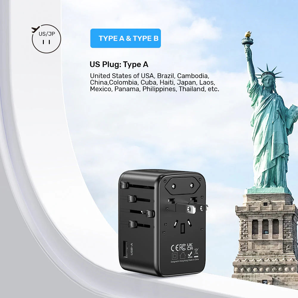UNITEK GaN 100W Universal Travel Adapter