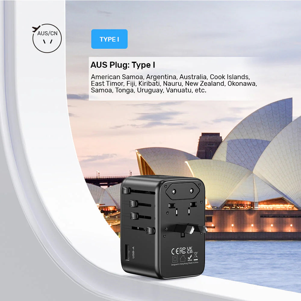 UNITEK GaN 100W Universal Travel Adapter