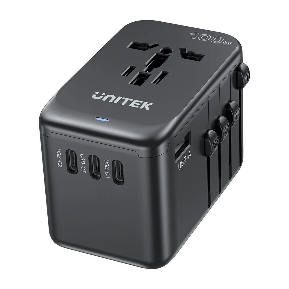 UNITEK GaN 100W Universal Travel Adapter