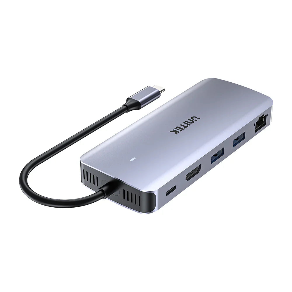 UNITEK D1120A01 6-in-1 USB-C Hub with M.2 SSD Enclosure