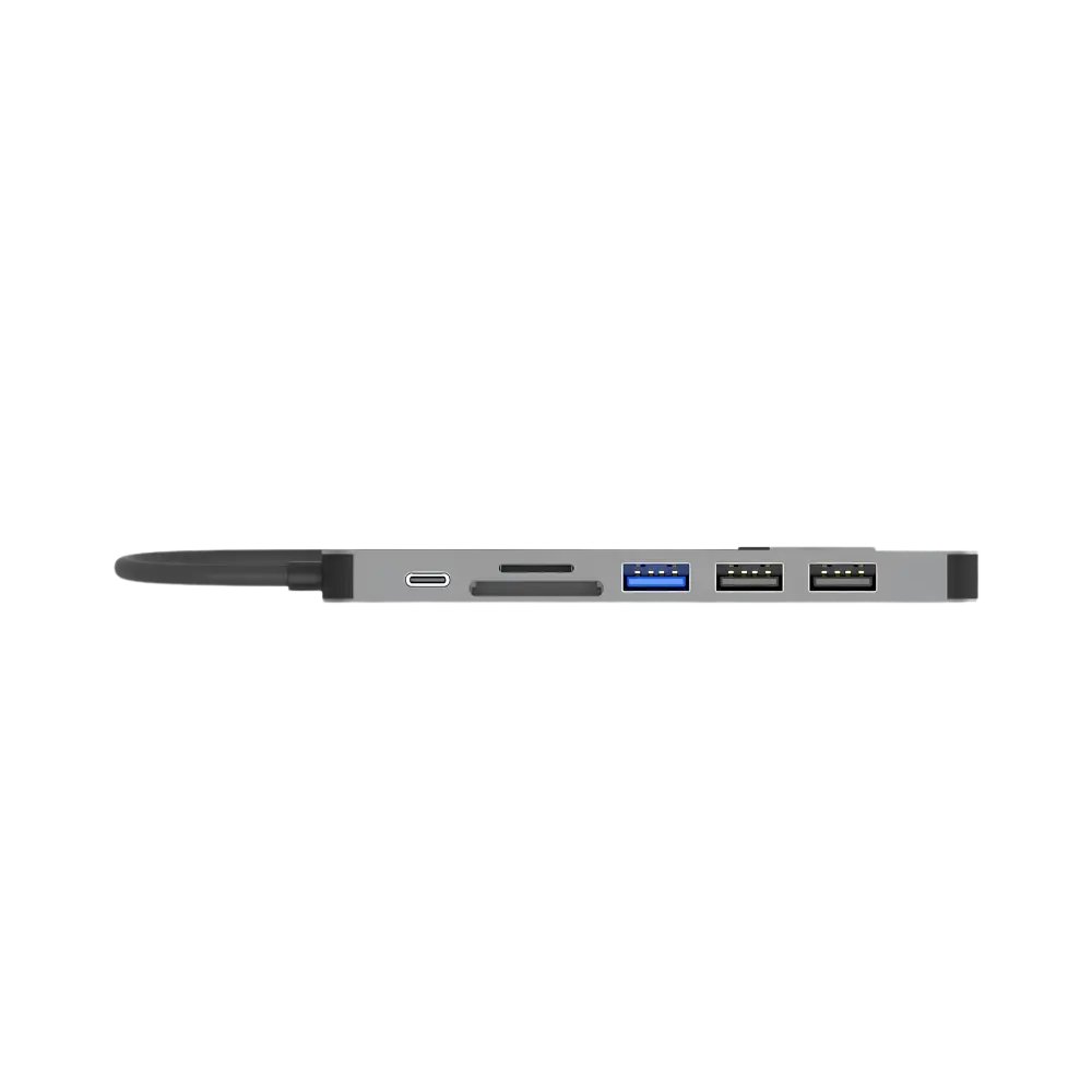 UNITEK H1118A uHUB S7+ 7-in-1 USB-C 5Gbps Hub with 4K HDMI and 100W