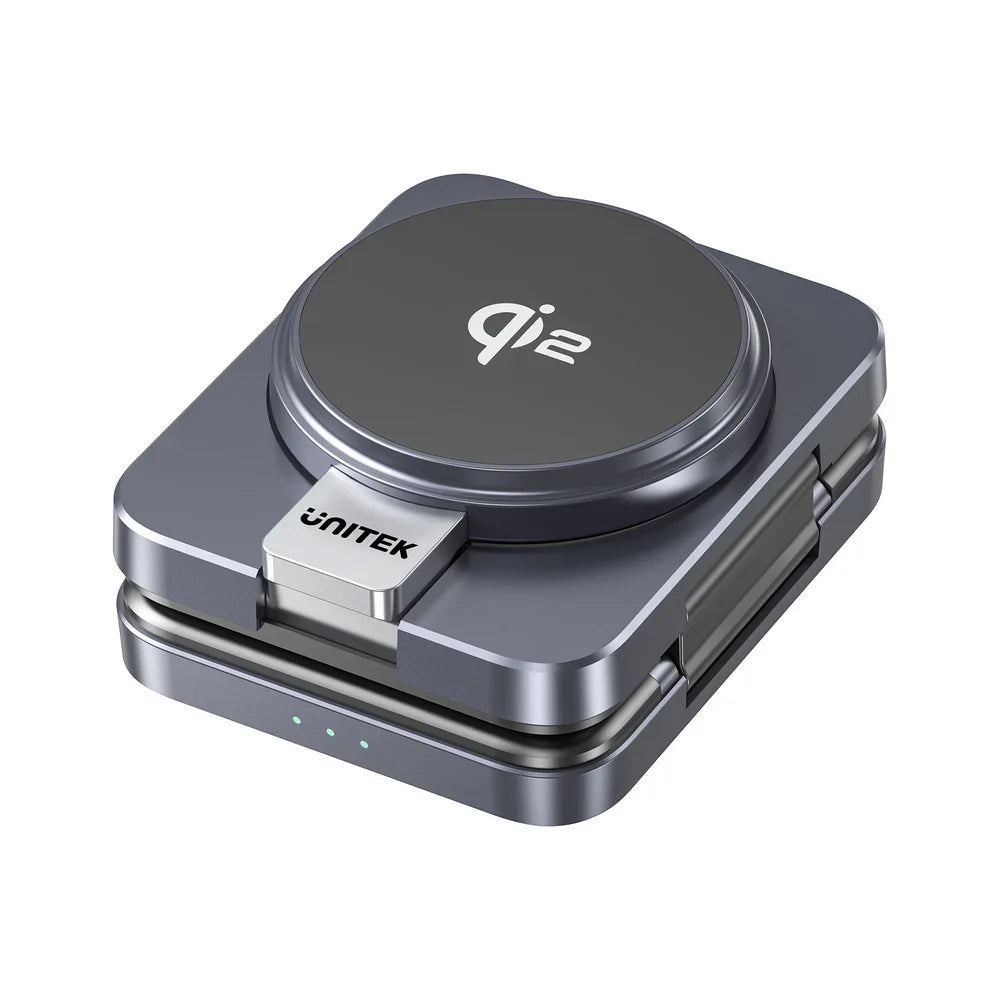 Unitek Qi2 Foldable 3-in-1 Wireless Charging Station