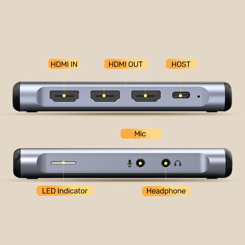 UNITEK V1177A 4K@60Hz Video Capture Card