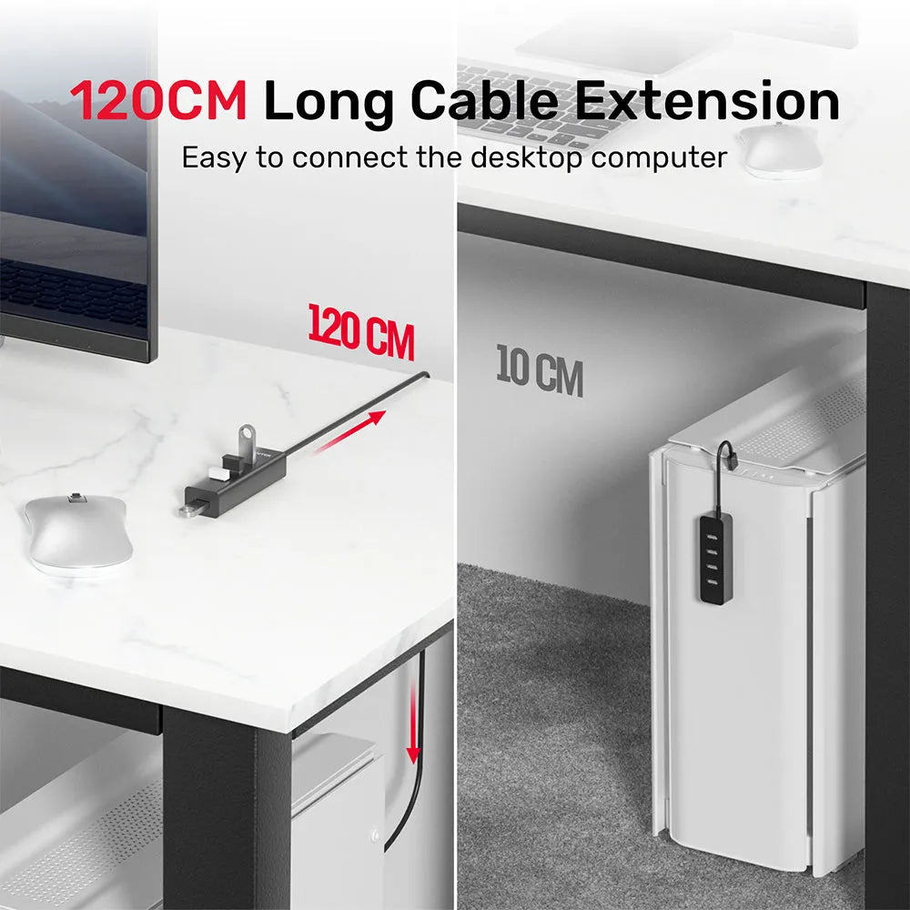 UNITEK Y-3089V01 4-in-1 USB-A 5Gbps Hub