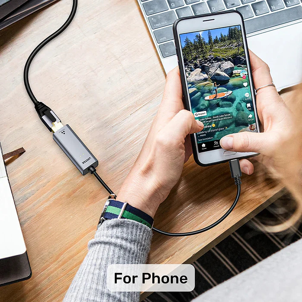 UNITEK Y-3465GY01 USB-C to Gigabit Ethernet Adapter