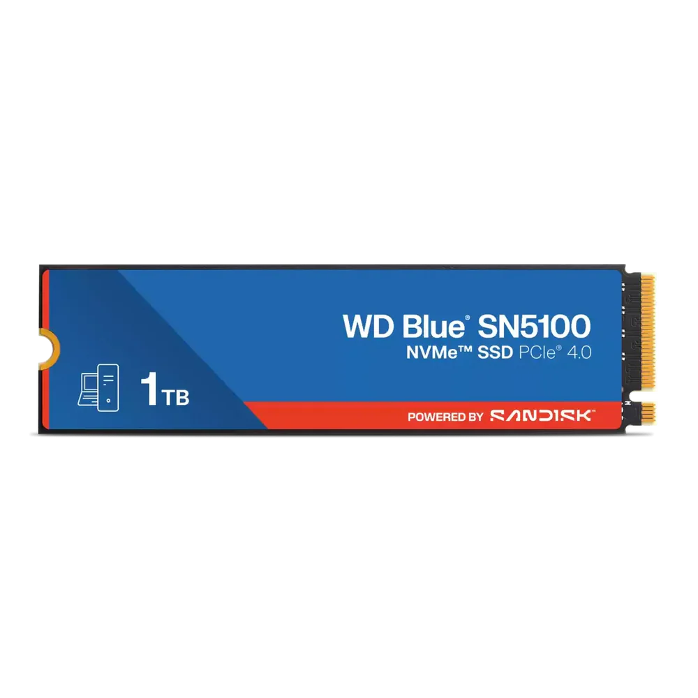 WD Blue SN5100 1TB PCIe Gen4 NVMe M.2 SSD