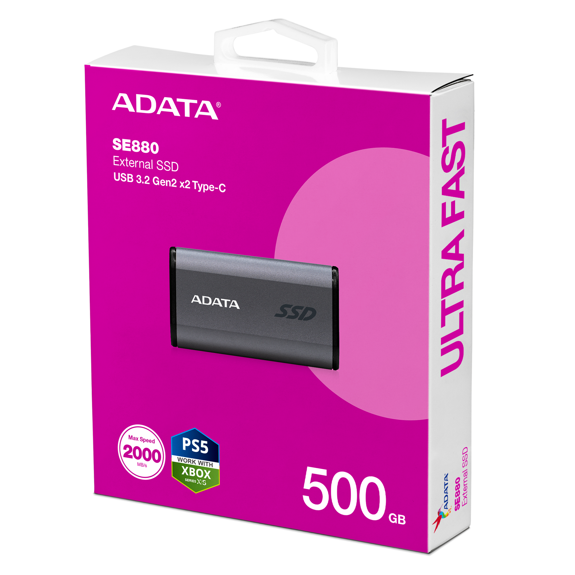 ADATA SE880 External SSD 2000MB/s