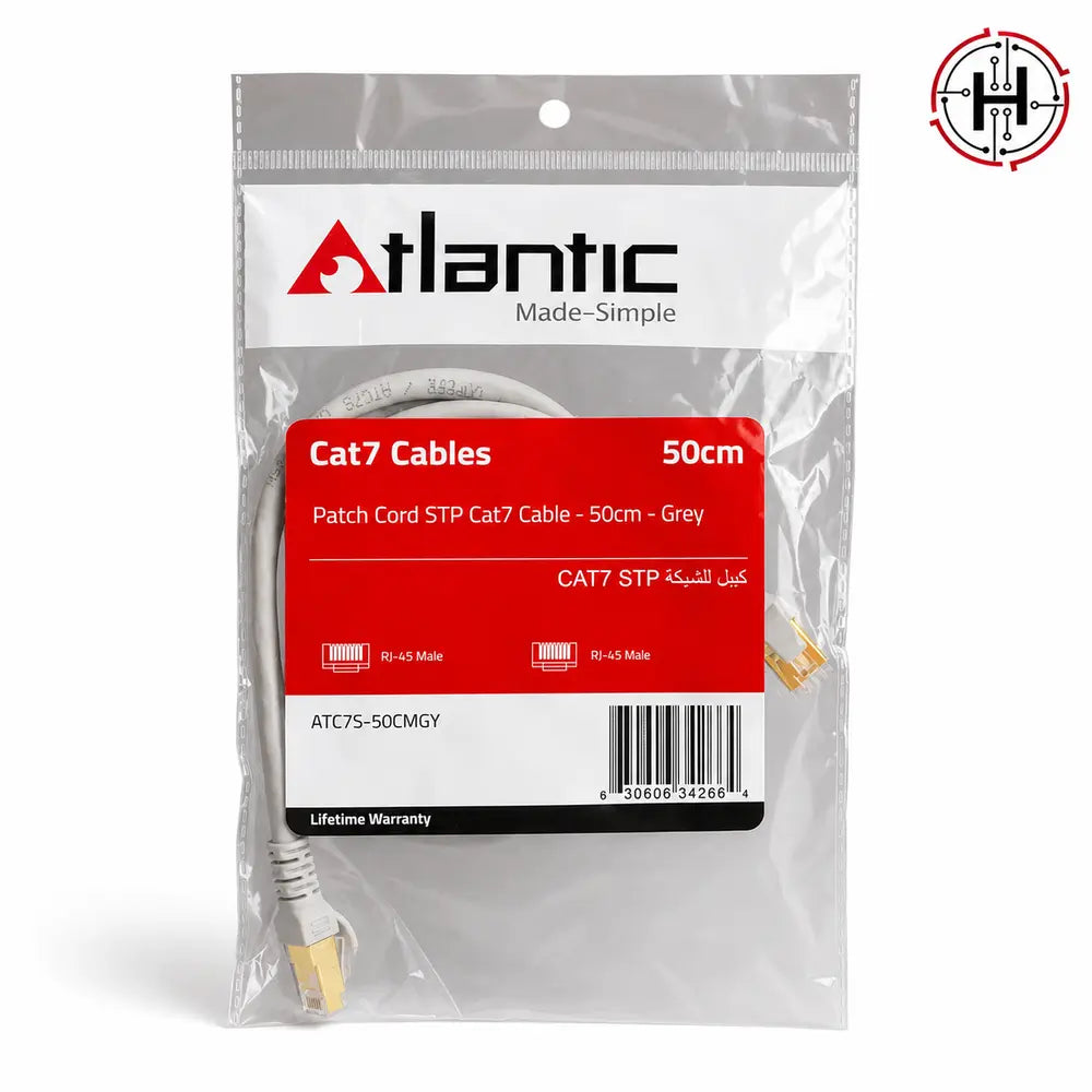 Atlantic Cat7 STP RJ45 Ethernet Patch Cable