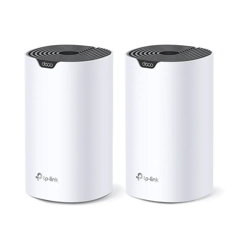 TP-Link Deco S7 single unit mesh Wi-Fi front view white design
