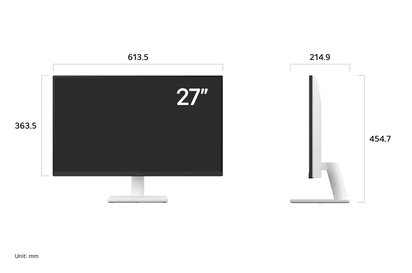 LG 27US500-W 27" UltraFine 4K UHD IPS HDR10 Monitor