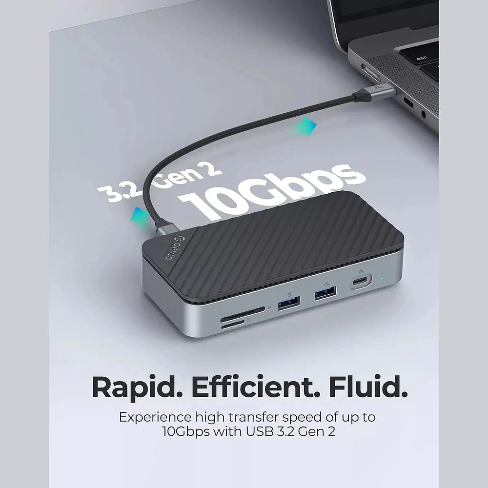 ORICO DPM2P9 10-in-1 Docking Station with M.2 SSD Enclosure