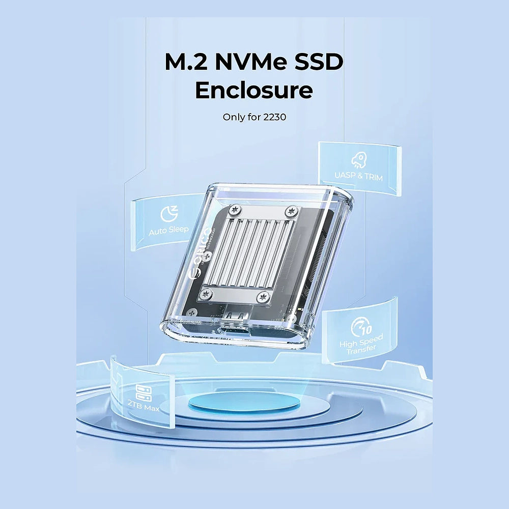 ORICO TC20-M2-10G SSD M.2 NVMe 2230 Enclosure