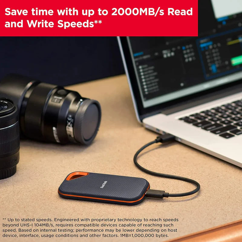 SanDisk Extreme PRO portable SSD USB-C high speed storage device